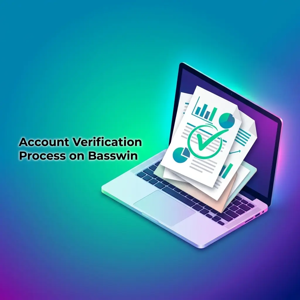 Basswin KYC account verification process for UK players showing steps to submit identity and address documents