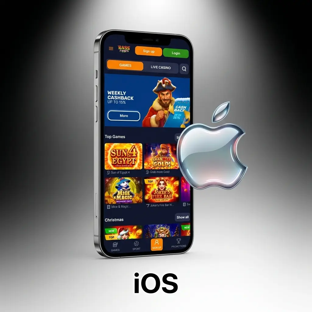 Basswin iOS app guide for iPhone and iPad users accessing mobile site via Safari on iOS 12 or later