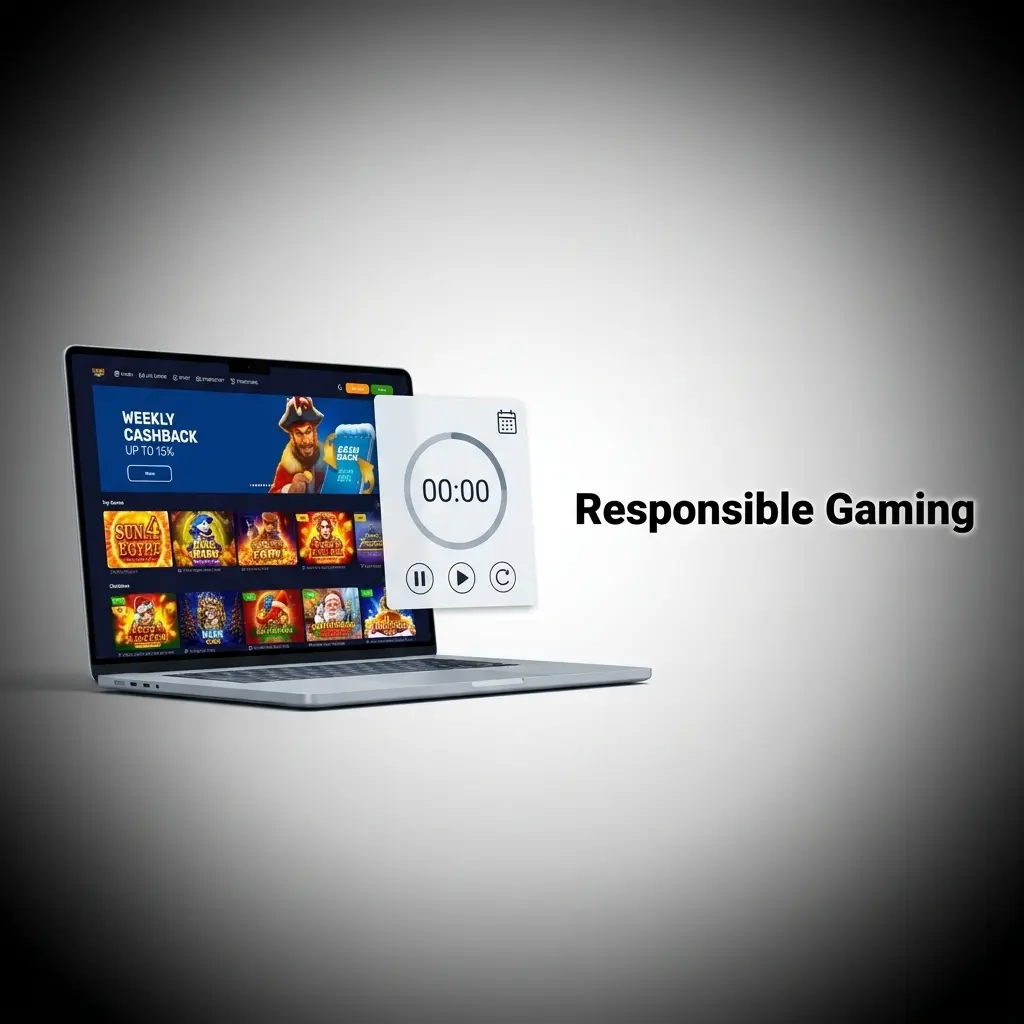 Basswin responsible gaming tools including deposit limits, session controls, self-exclusion, and GamCare support for UK players